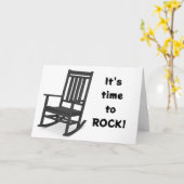 ** Het is tijd om te rocken op je 40e verjaardag * Kaart (Gele Bloem)