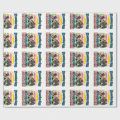 Het is Tijd om te Surfen - Hawaï Cadeaupapier (Vlak)