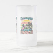 Het is tijd om te surfen - Hawaii Matglas Bierpul (Center)