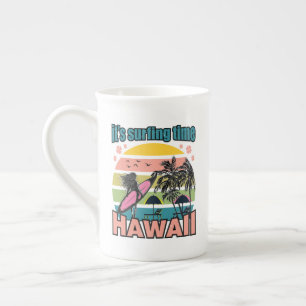 Het is tijd om te surfen - Hawaii Porselein Kop