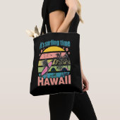 Het is tijd om te surfen - Hawaii Tote Bag (Dichtbij)