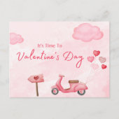 Het is tijd om te Valentijnsdagen Feestdagenkaart (Voorkant)