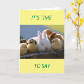 HET IS TIJD OM TE ZEGGEN **GEMAKKELIJKER** OP "JIJ KAART (Gele Bloem)