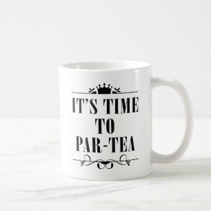 Het is tijd om thee te zetten koffiemok
