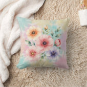 Het is tijd om Tie Dye bloemen te laten bloeien Kussen (Deken)