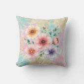 Het is tijd om Tie Dye bloemen te laten bloeien Kussen (Voorkant)