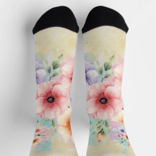 Het is tijd om Tie Dye bloemen te laten bloeien Sokken