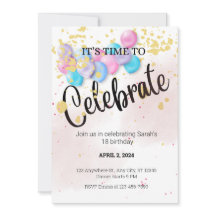 HET IS TIJD OM UITNODIGINGSTEMPLATE TE Vieren