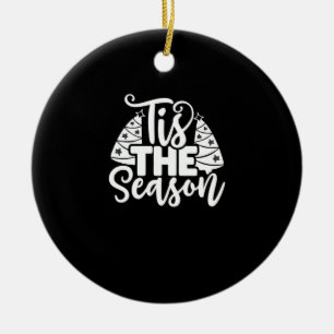 Het Is Tijd Om Voorzichtig Te Zijn - Retro Vintage Keramisch Ornament
