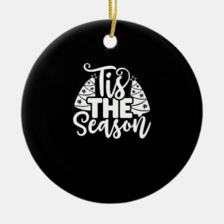 Het Is Tijd Om Voorzichtig Te Zijn - Retro Vintage Keramisch Ornament