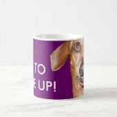 Het is tijd om wakker te worden! Dachshund Koffiemok (Center)