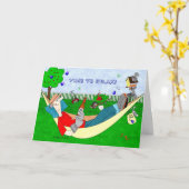 Het is Tijd te ontspannen - Ralphie Kaart (Gele Bloem)