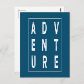 Het is tijd voor avontuur briefkaart (Voorkant / Achterkant)