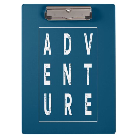 Het is tijd voor avontuur klembord (Voorkant)