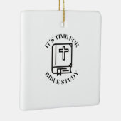 Het is tijd voor bijbelstudie keramisch ornament (Rechts)
