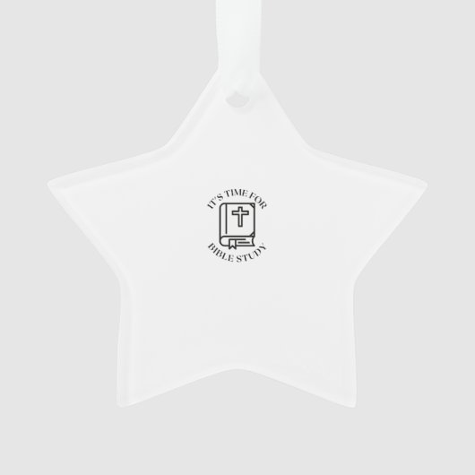 Het is tijd voor bijbelstudie ornament (voorkant)