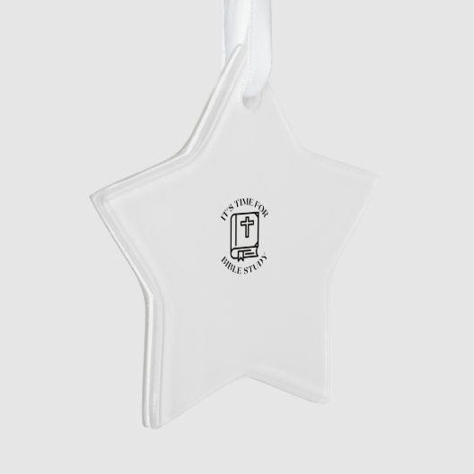 Het is tijd voor bijbelstudie ornament (voorkant)