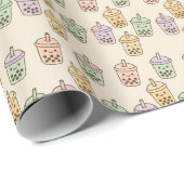 Het is tijd voor boba cadeaupapier (Rol Hoek)