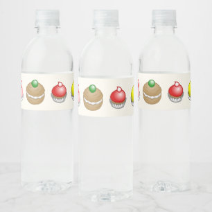 Het is tijd voor cakes T-Shirt Waterfles Etiket