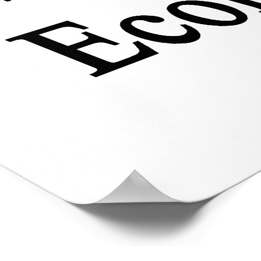 Het is tijd voor de economie poster (Hoek)