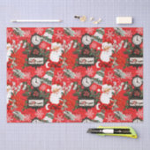 Het is tijd voor de Kerstman Tissuepapier (Craft)