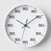 Het is tijd voor Duel Clock - grappige Dueling Uur (Voorkant)