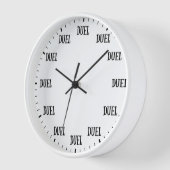 Het is tijd voor Duel Clock - grappige Dueling Uur (Hoek)