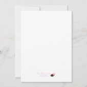 Het is tijd voor een babyetentje. kaart (Achterkant)