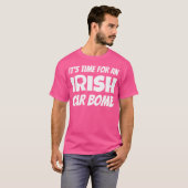 Het is tijd voor een Ierse autobom Funny St Pattie T-shirt (Voorkant volledig)
