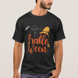 "Het is tijd voor Halloween" heks Pet T-shirt