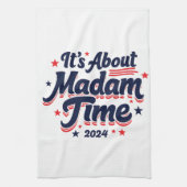 Het is tijd voor Kamala Harris' verkiezing Theedoek (Verticaal)