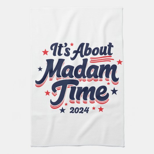 Het is tijd voor Kamala Harris' verkiezing Theedoek (Verticaal)