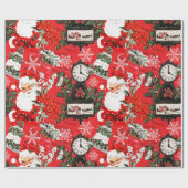 Het is tijd voor kerstpapier cadeaupapier (Vlak)