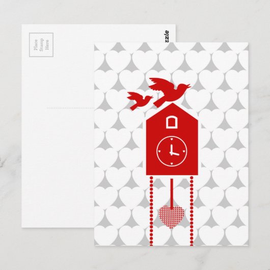 Het is tijd voor liefde briefkaart (Voorkant / Achterkant)