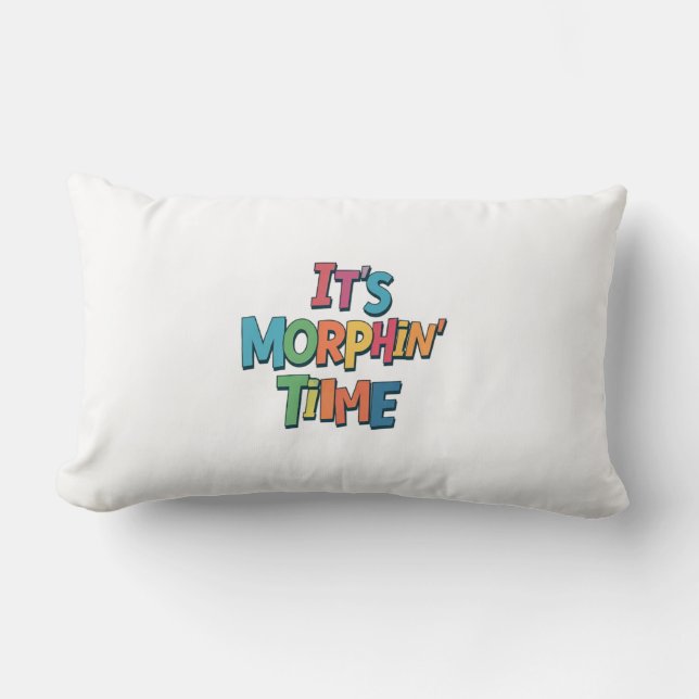 "Het is tijd voor Morphin" Kussen (Voorkant)