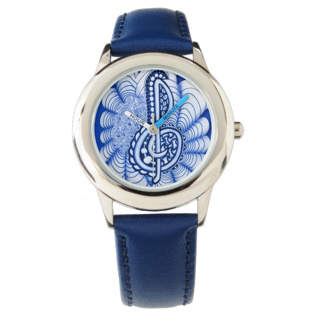 Het is tijd voor muziek! horloge (Voorkant)