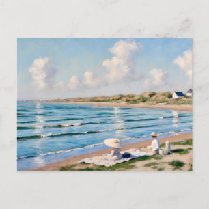 het is tijd voor picknick aan de Kust Briefkaart