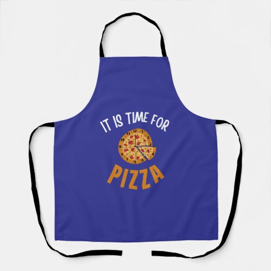Het is tijd voor pizza schort (Voorkant)