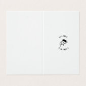 Het is tijd voor pizza visitekaartje (Buitenkant ongevouwen)