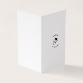 Het is tijd voor pizza visitekaartje (Buitenkant)