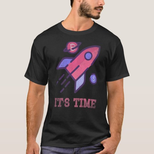 Het is tijd voor plan B Bitcoin Crypto Retro T-shirt (Voorkant)