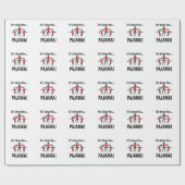 Het is tijd voor pyjama cadeaupapier (Vlak)