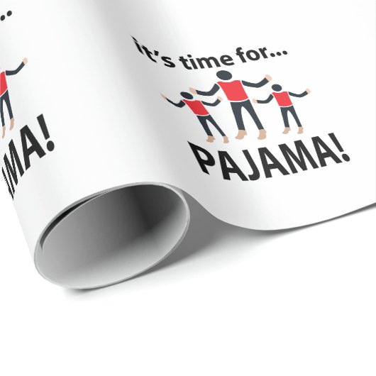Het is tijd voor pyjama cadeaupapier (Rol Hoek)