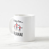 Het is tijd voor pyjama koffiemok (Voorkant links)