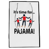 Het is tijd voor pyjama medium cadeauzakje (Voorkant)