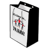 Het is tijd voor pyjama medium cadeauzakje (Achterkant Gekanteld)