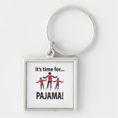 Het is tijd voor pyjama sleutelhanger (Voorkant)