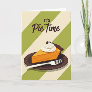 Het Is Tijd Voor Taart Thanksgiving Kaart