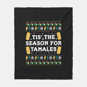Het Is Tijd Voor Tamales Grappige Mexicaanse Kerst Fleece Deken