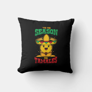 Het is tijd voor tamales Mexicaanse kerstvakantie Kussen